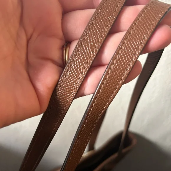 COACH City Brown Leather Tote Bag - Picture 7 of 11